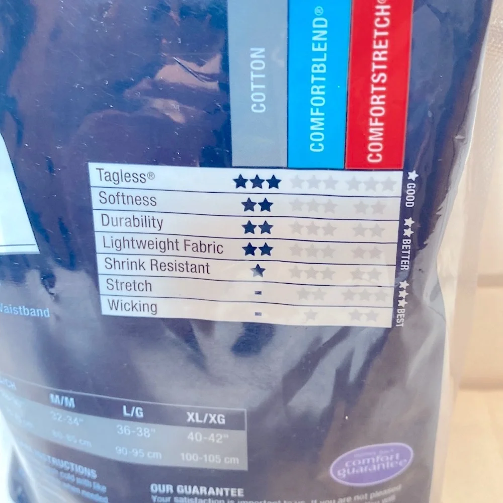 NWT 4-Pack Hanes Boxers Small
